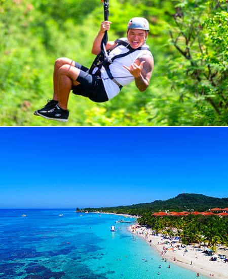 Zipline plus Beach Break